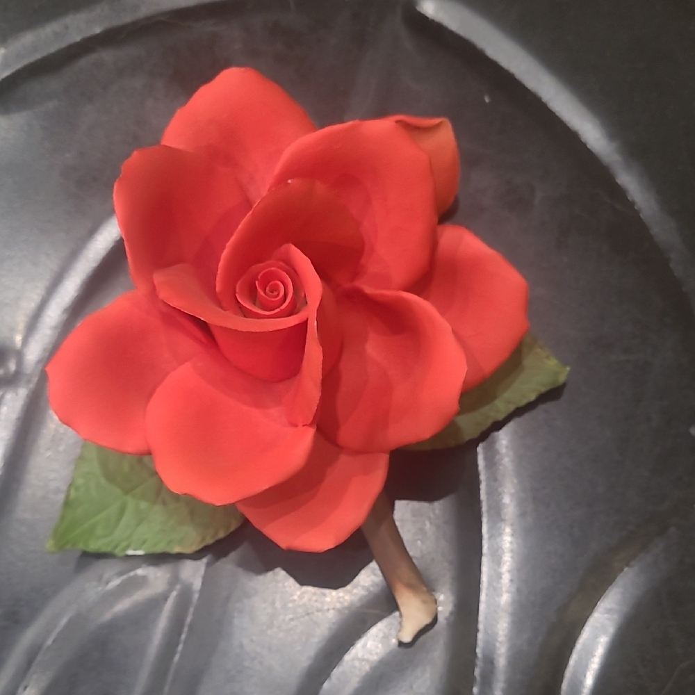 Capodimonte Italian Porcelain Rose